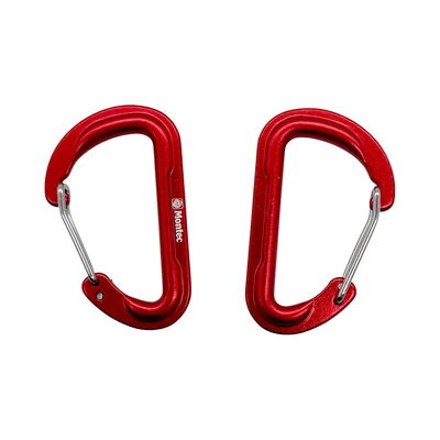 Gambar Montec Basic Karabiner Aluminium 50 kg Set 2 pcs - Merah