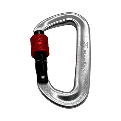 Gambar Montec Karabiner Aluminium Screw Lock 12kN - Silver