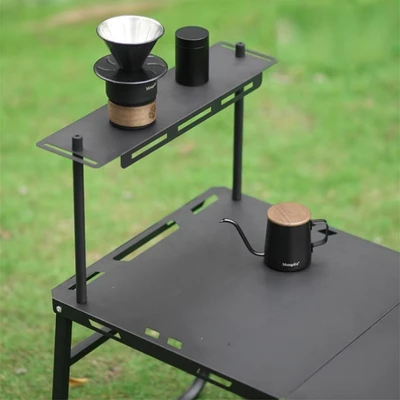 Gambar Montec Rocky Meja Lipat Outdoor 104x48x45 cm - Hitam