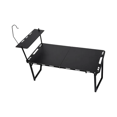 Gambar Montec Rocky Meja Lipat Outdoor 104x48x45 cm - Hitam