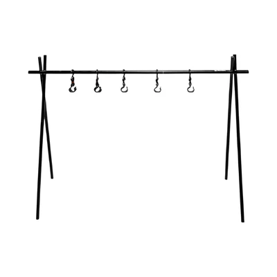 Gambar Montec Gantungan Lipat Outdoor 5 Hooks - Hitam