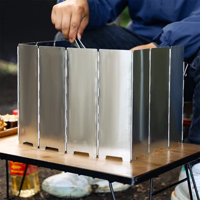 Gambar Montec Pelindung Kompor Camping 10P - Silver