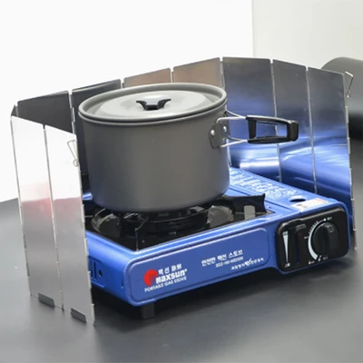 Gambar Montec Pelindung Kompor Camping 10P - Silver