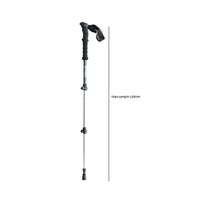 Gambar Montec Tongkat Trekking Aluminium 135 cm - Hijau