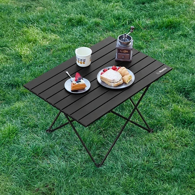 Gambar Montec Reed Meja Lipat Outdoor 55x40 cm - Hitam
