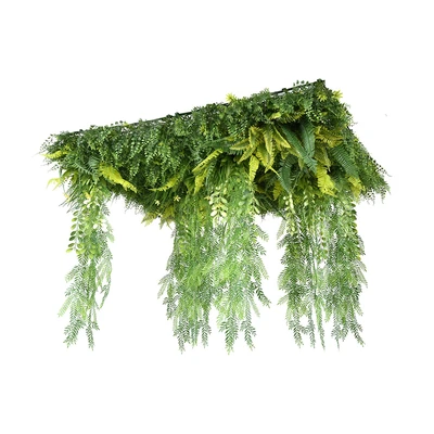 Gambar Forhom Rumput Artifisial Dinding Hazzy Summer 100x100 cm - Hijau