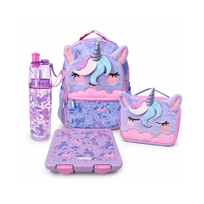 Gambar Tusslr Set Perlengkapan Sekolah Anak Unicorn - Ungu/Pink