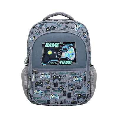 Gambar Tusslr Set Perlengkapan Sekolah Anak Game Time - Abu-Abu