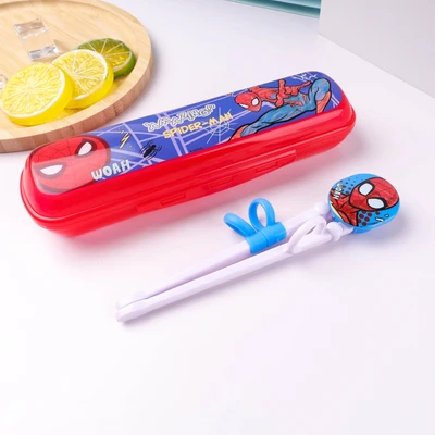 Gambar Disney Spiderman Sumpit Dengan Tempat Penyimpanan - Merah/Putih