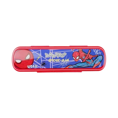 Gambar Disney Spiderman Sumpit Dengan Tempat Penyimpanan - Merah/Putih