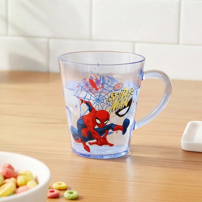 Gambar Disney Spiderman Mug Plastik Transparan - Biru/Merah
