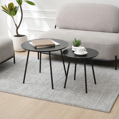 Gambar Informa Hybo Meja Lounge Set 2 pcs - Hitam