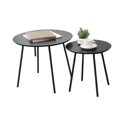 Gambar Informa Hybo Meja Lounge Set 2 pcs - Hitam