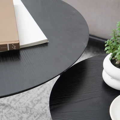 Gambar Informa Hybo Meja Lounge Set 2 pcs - Hitam