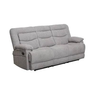 Gambar Selma Laurel Sofa Recliner Fabric 3 Seater - Abu-Abu