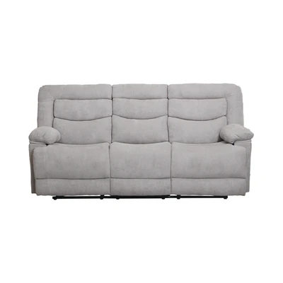 Gambar Selma Laurel Sofa Recliner Fabric 3 Seater - Abu-Abu