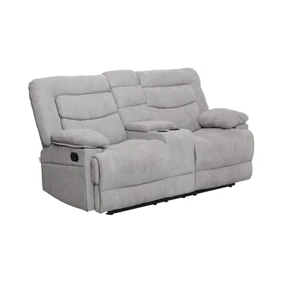 Gambar Selma Laurel Sofa Recliner Fabric 2 Seater - Abu-Abu