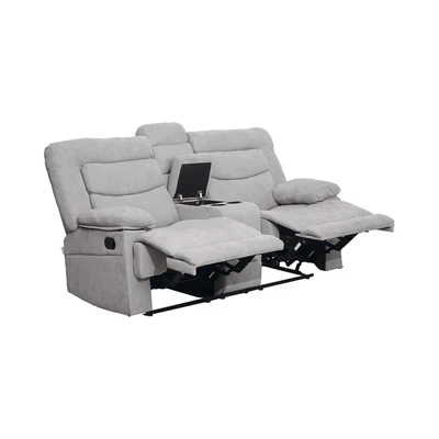 Gambar Selma Laurel Sofa Recliner Fabric 2 Seater - Abu-Abu