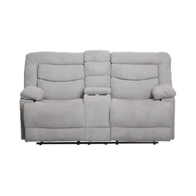 Gambar Selma Laurel Sofa Recliner Fabric 2 Seater - Abu-Abu