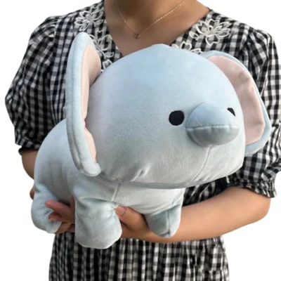 Gambar MofmoFriends Boneka Plush Elephant Ukuran M - Biru