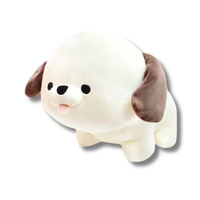 Gambar MofmoFriends Boneka Plush Pekingese Ukuran S - Putih