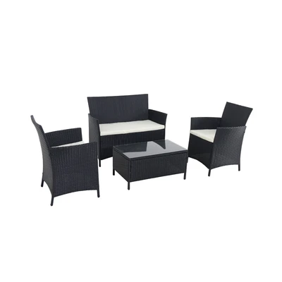 Gambar Set Kursi & Meja Teras - Hitam
