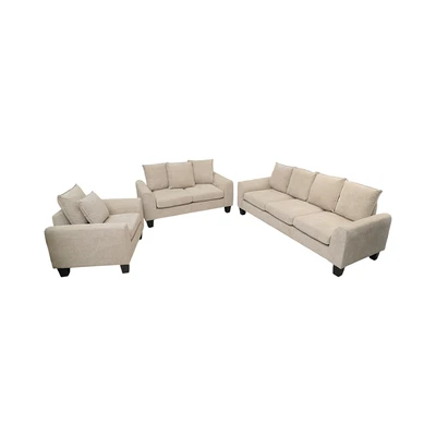 Gambar Selma Morris Set Sofa Fabric - Krem Beige
