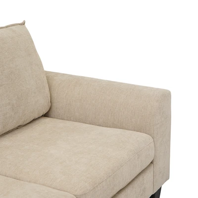 Gambar Selma Morris Set Sofa Fabric 3 Seater - Krem Beige