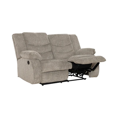 Gambar Ashley Tulen II Sofa Recliner Fabric 2 Seater - Abu-Abu