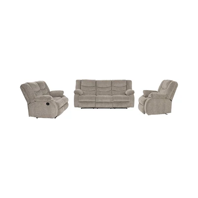 Gambar Ashley Tulen II Sofa Recliner Fabric 2 Seater - Abu-Abu