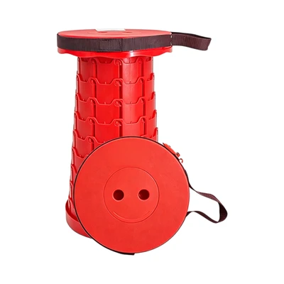 Gambar Azko Bangku Lipat Telescopic - Merah