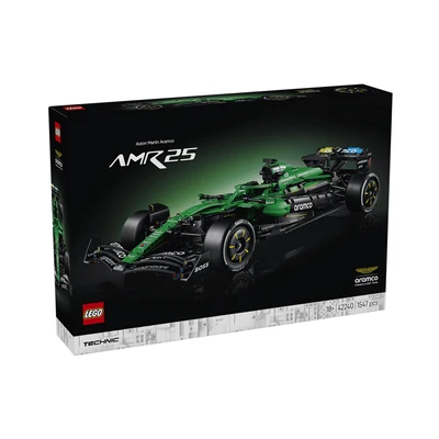 Gambar LEGO Technic Aston Martin Aramco AMR25 F1 Car Set 1547 pcs 42240 - Hijau/Hitam