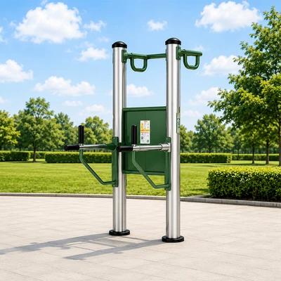 Gambar Soleil Alat Fitness Outdoor Kombinasi AZ-OG002 - Silver/Hijau