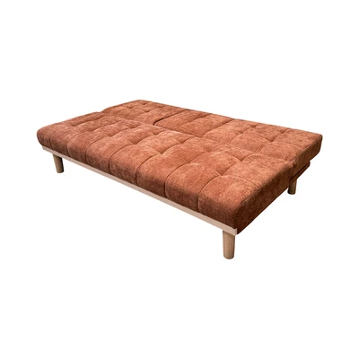 Gambar Selma Gerano Sofa Bed Fabric Dengan Console - Cokelat