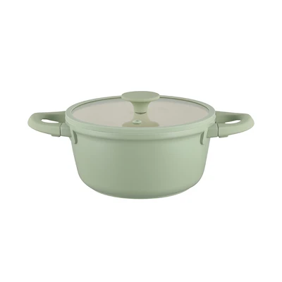 Gambar Cooking Color Callum Panci Casserole Aluminium 20 cm - Hijau