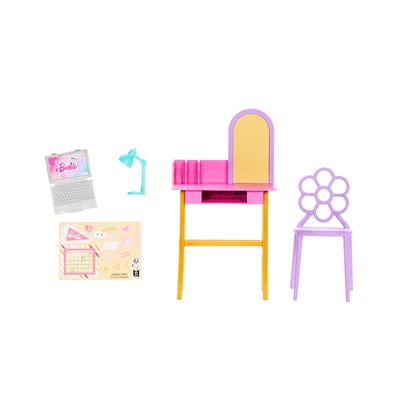 Gambar Barbie Playset World Study Time JKB64 - Mix