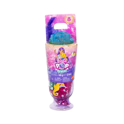 Gambar Barbie Set Boneka Pop Reveal Sea Slushy Series Latina JKF61 - Mix