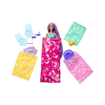 Gambar Barbie Set Boneka Pop Reveal Sea Slushy Series Latina JKF61 - Mix