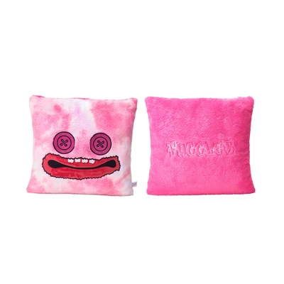 Gambar Fuggler Bantal Sofa Grinning Monster 38x38 cm - Pink