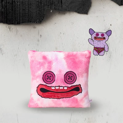 Gambar Fuggler Bantal Sofa Grinning Monster 38x38 cm - Pink