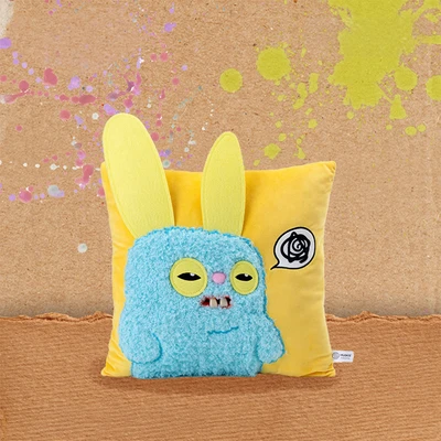 Gambar Fuggler Bantal Sofa Crazy Rabid Rabbit 38x38 cm - Kuning