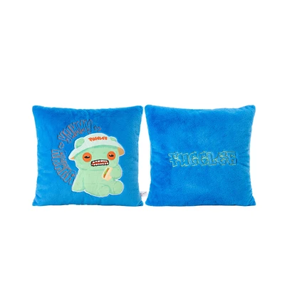 Gambar Fuggler Bantal Sofa Smacker Monster Outing 38x38 cm - Biru