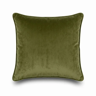 Gambar Informa Sarung Bantal Sofa Velvet 45x45 cm - Hijau Tua