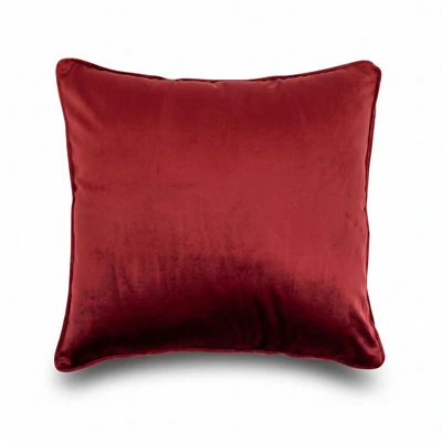 Gambar Informa Sarung Bantal Sofa Velvet 45x45 cm - Merah Tua