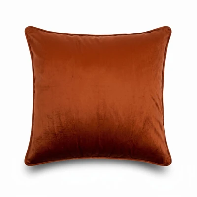 Gambar Informa Sarung Bantal Sofa Velvet 45x45 cm - Merah Terracotta