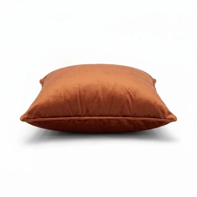 Gambar Informa Sarung Bantal Sofa Velvet 45x45 cm - Merah Terracotta