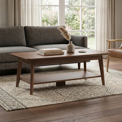 Gambar Informa Magnetoo Meja Tamu Rectangle - Cokelat Walnut