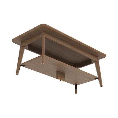 Gambar Informa Magnetoo Meja Tamu Rectangle - Cokelat Walnut