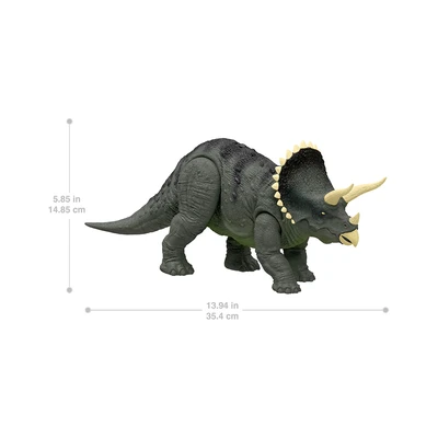 Gambar Jurassic World Legacy Collection Reimagined Figure Triceratops - Hijau Tua