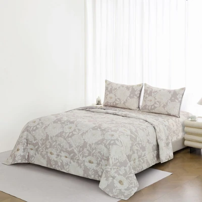 Gambar Informa 180x200 cm Set 6 pcs Seprai King Microfiber Eliana - Cokelat